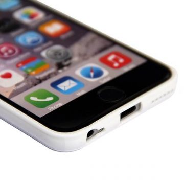 Wit Siliconenkoker iPhone 6 Plus/6S Plus, wit Siliconenkoker, wit  Dekkingen et Scheepsrompen iPhone 6 Plus - 3
