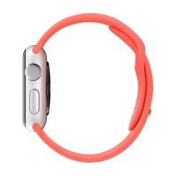 Rood roze bandje Apple Watch 38mm siliconen S/M M/L  Riemen Apple Watch 38mm - 1