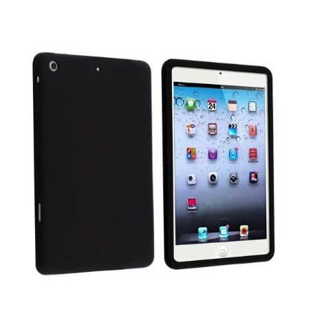iPad mini Cover Silikon Schutzhülle Case Etui Tasche Schwarz  Abdeckungen et Rümpfe iPad Mini - 12