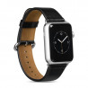 Hoco zwart lederen bandje Apple Watch 42mm
