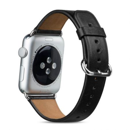 Hoco Black Leather Apple Watch 42mm Strap Hoco Straps Apple Watch 42mm - 2