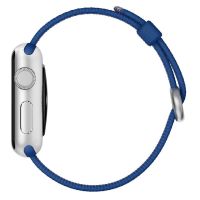 Armband Nylon geflochten König Blau Apfel Uhr 42mm