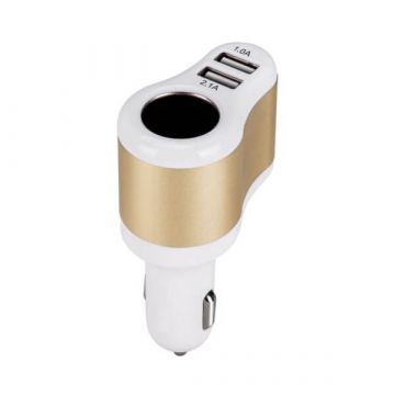 Achat Chargeur voiture 2 USB Allume cigare CHA00-362