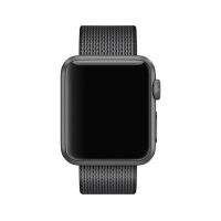 Black Woven Nylon Band Apple Watch 42mm