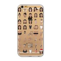 Achat Coque Kim Kardashian Emojis Modèle 2 iPhone 6/6S COQ6G-496X