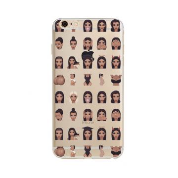 Kim Kardashian Emojis Model 3 iPhone 5/5S/SE-geval van Kim Kardashian Emojis Model 3