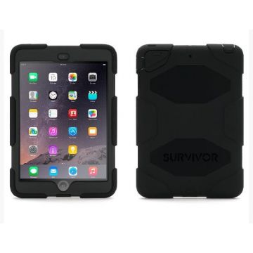 Unverwüstliche Überlebenstasche Schwarz für iPad Mini 4