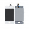 Vitre tactile, LCD RETINA première qualité iPhone 4 Blanc