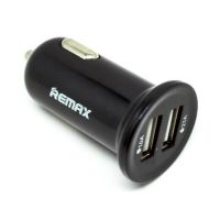 Remax Mini Dubbele USB-auto-oplader met mini-dubbele USB-auto's