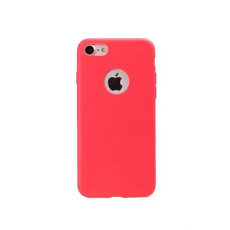 Silicone Case for iPhone 7 - Red Coral
