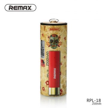 Externe Batterie Power Bank 2500 mAh Remax-Kartusche