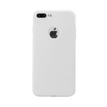 Siliconenhoesje voor iPhone 7 Plus - Wit