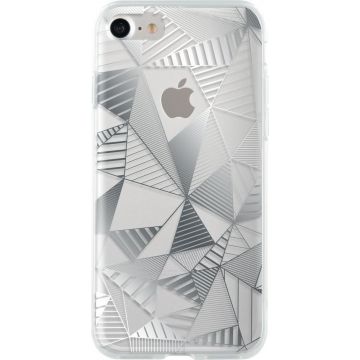 Bigben Zilveren Grafisch Geval iPhone 7 van het Zilveren Grafische Geval van Bigben
