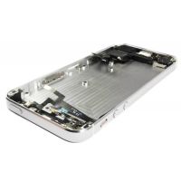 Complete frame and metallic border for iPhone 5 White
