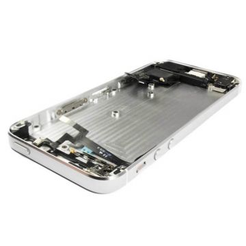 Kompletter Rahmen und Metallrand für iPhone 5 Weiß