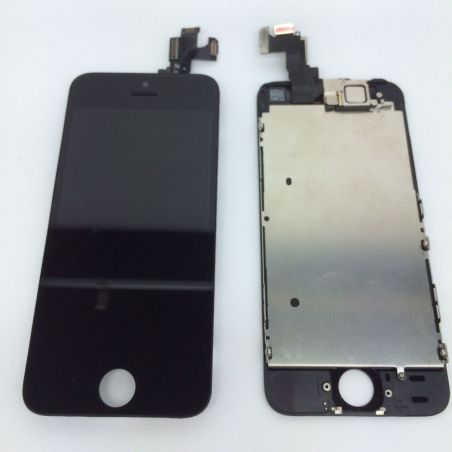Complete schermkit samengesteld BLACK iPhone SE (Premium kwaliteit) + gereedschappen  Vertoningen - LCD iPhone SE - 4