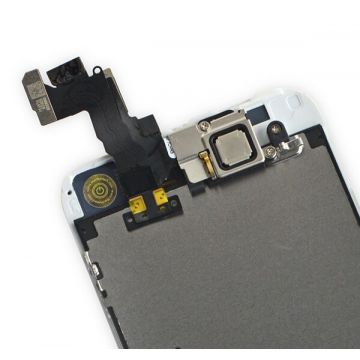 Complete screen kit gemonteerd WHITE iPhone SE (originele kwaliteit) + gereedschappen  Vertoningen - LCD iPhone SE - 2