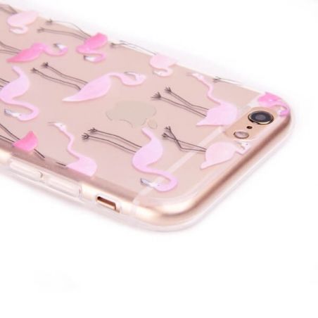 TPU Flamingo-iPhone 6 6 6S Geval van de Flamingo 6 6S van TPU