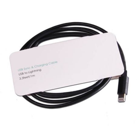 Black Lightning Kabel zertifiziert Apple Made for iPhone (MFI)  Ladegeräte - Batterien externe - Kabel iPhone 5 - 2