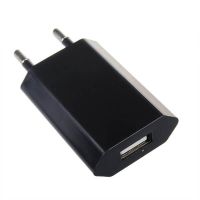 Schwarzes Netzteil USB iPhone iPod CE zertifiziert 1.0 Ampere  Ladegeräte - Batterien externe - Kabel iPhone 4 - 2