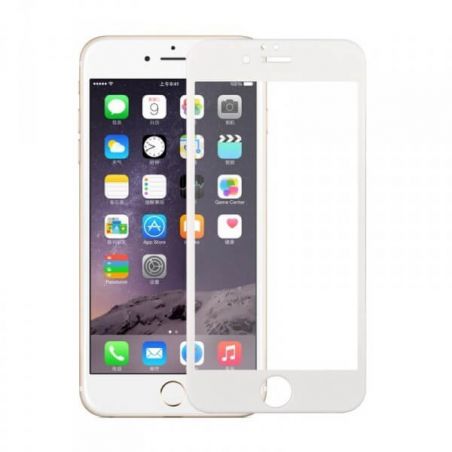 Gebogene Hartglasfolie mit Kohlefaserkontur iPhone 7Plus