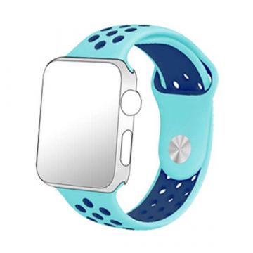 Achat Bracelet Apple Watch Silicone Sport 40mm & 38mm Turquoise WATCHACC38-015