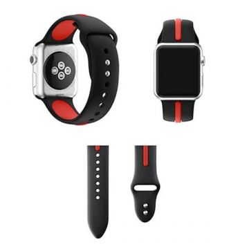 Silicone strap Sport Band Apple Watch 38mm Black
