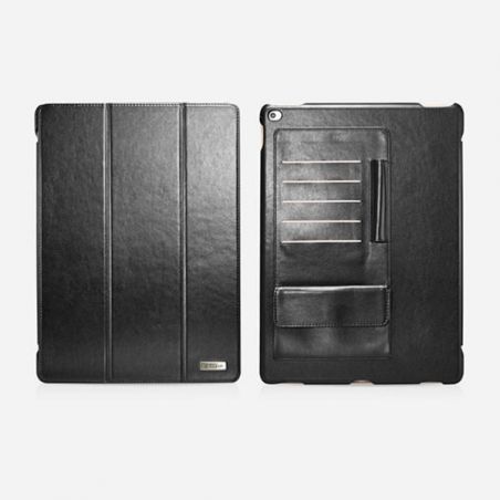 Leather Case Business multi-cards black for iPad Pro Icarer