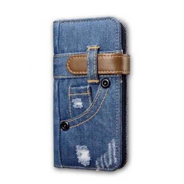 Portefeuille Jeans iPhone 7 / iPhone 8 Stand Case
