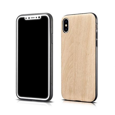 TPU imitatie hout voor iPhone X hoesje