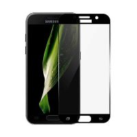 Tempered glass Screen Protector Samsung A3 (2017) Front clear-Black