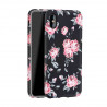 Zwart case met bloemrijke motieven Hoco iPhone X Xs
