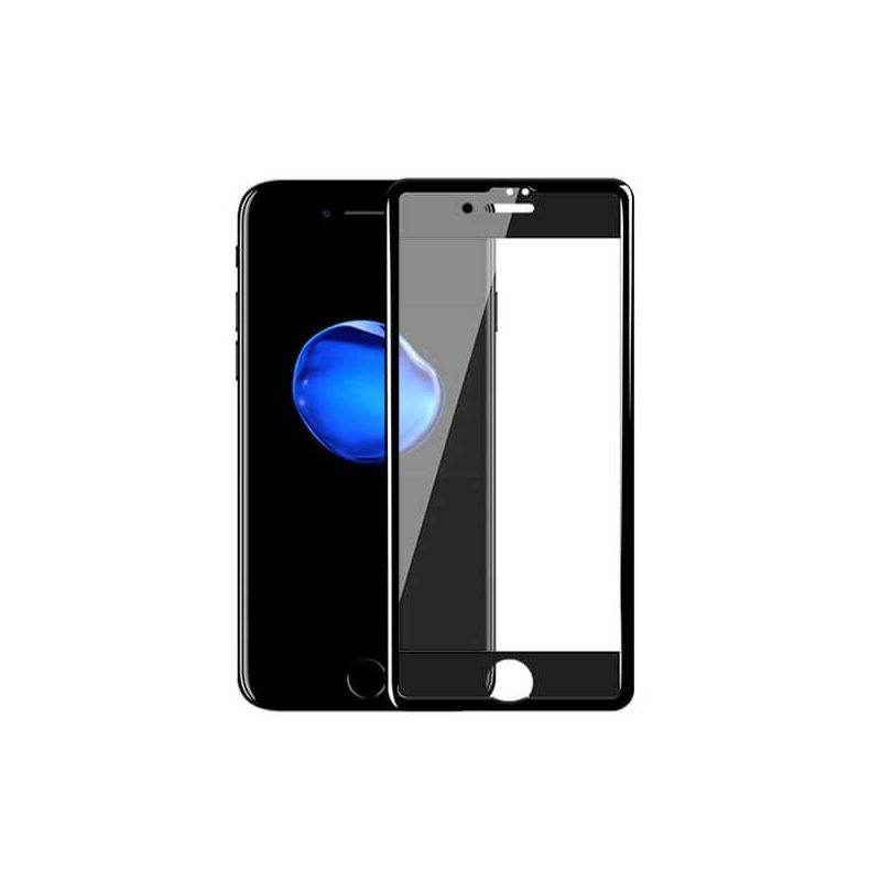 heelal slaap muziek Bescherming in gebogen 3D aangemaakt glas iPhone 7 / iPhone 8 met wit of  zwart kader in 3D gehard glas - MacManiack Nederland