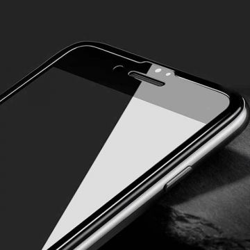 Achat Protection en verre trempé 3D incurvé iPhone 7 / iPhone 8 contour blanc ou noir