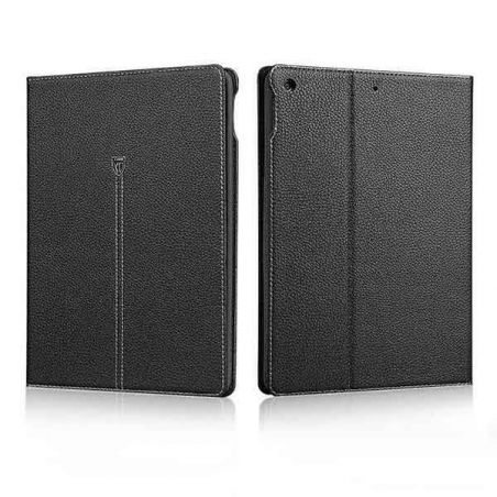 Black leather case iPad 2017