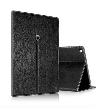 Black leather case iPad 2017