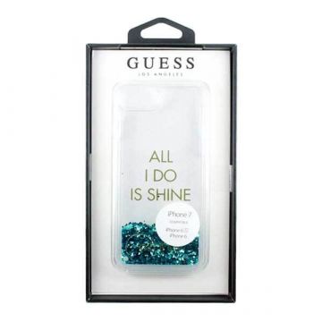 Glitter Case Guess All I do is shine iPhone 6 / iPhone 6S / iPhone 7 / iPhone 8