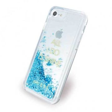 Glitter Case Guess All I do is shine iPhone 6 / iPhone 6S / iPhone 7 / iPhone 8