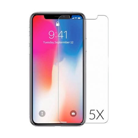 Pack of 5 Tempered glass 0,26mm iPhone X