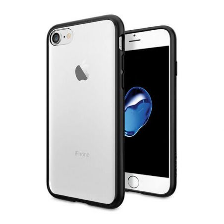 Transparentes TPU-Gehäuse mit schwarzen Kanten iPhone 7 / iPhone 8  Abdeckungen et Rümpfe iPhone 7 - 1