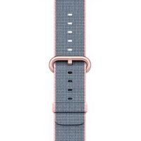 Achat Bracelet Nylon Tressé Rose pâle/Bleu Apple Watch 40mm & 38mm WATCHACC38-019