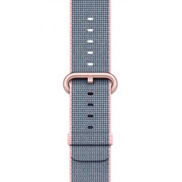 Koninklijk Blauw Geweven Nylon Band Apple horloge 38mm