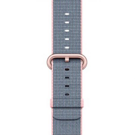 Koninklijk Blauw Geweven Nylon Band Apple horloge 38mm