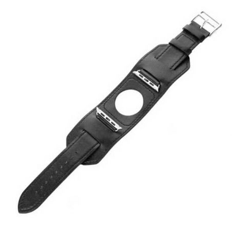 Modeband 2 in 1 leren armband voor Apple horloge 38mm  Riemen Apple Watch 38mm - 9
