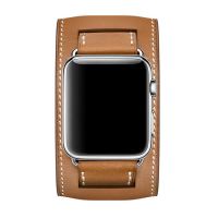 Achat Bracelet simili cuir 2 en 1 Fashion Band pour Apple Watch 44mm & 42mm