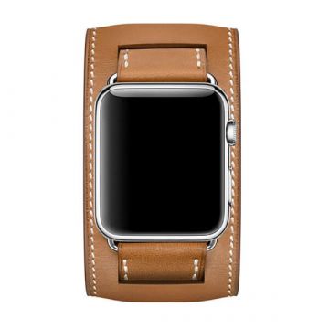 Achat Bracelet simili cuir 2 en 1 Fashion Band pour Apple Watch 44mm & 42mm