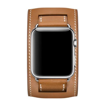 Modeband 2 in 1 leren armband voor Apple horloge 42mm  Riemen Apple Watch 42mm - 8