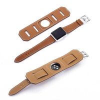 Modeband 2 in 1 leren armband voor Apple horloge 42mm  Riemen Apple Watch 42mm - 9