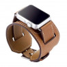 Bracelet simili cuir 2 en 1 Fashion Band pour Apple Watch 44mm & 42mm