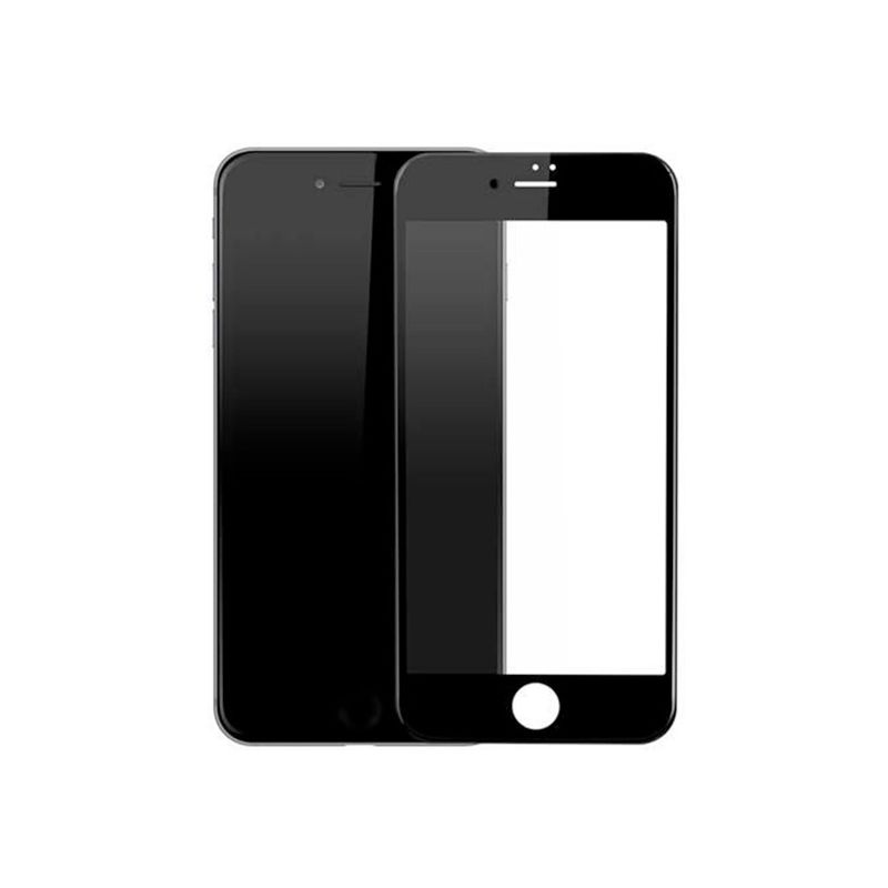 Slim 0,2mm 9h protección de vidrio 3d real vidrio tempered glass para Apple iPhone 7 plata 